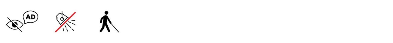 Barrierefreiheit Audiodeskription Dreigroschenoper Audiodeskription; Keine störenden Lichteffekte; Angebot für Blinde