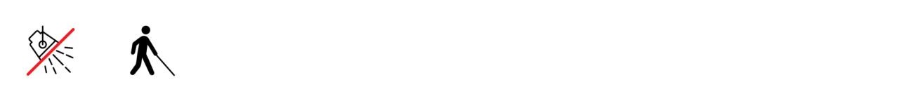 Barrierefreiheit raw music Keine störenden Lichteffekte, Angebot für Blinde