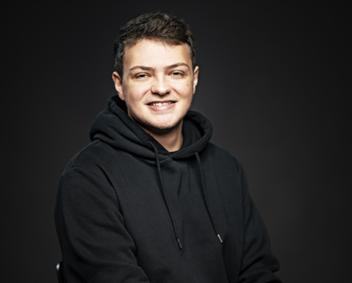 Auszubildender Jerome Gutjahr