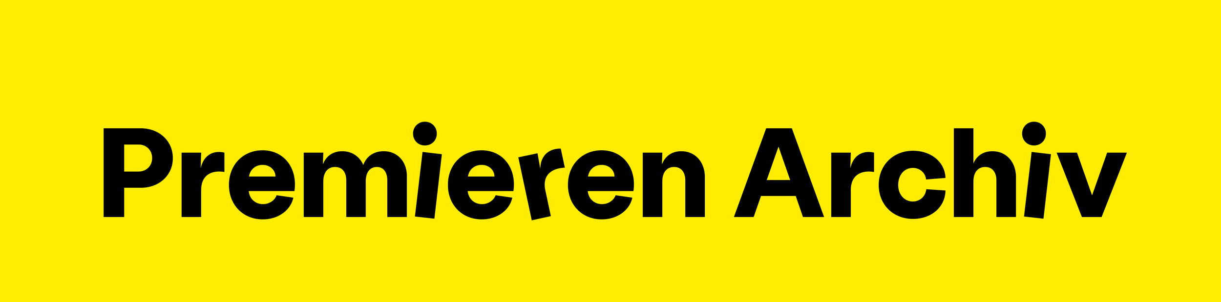 Premieren vergangener Spielzeiten